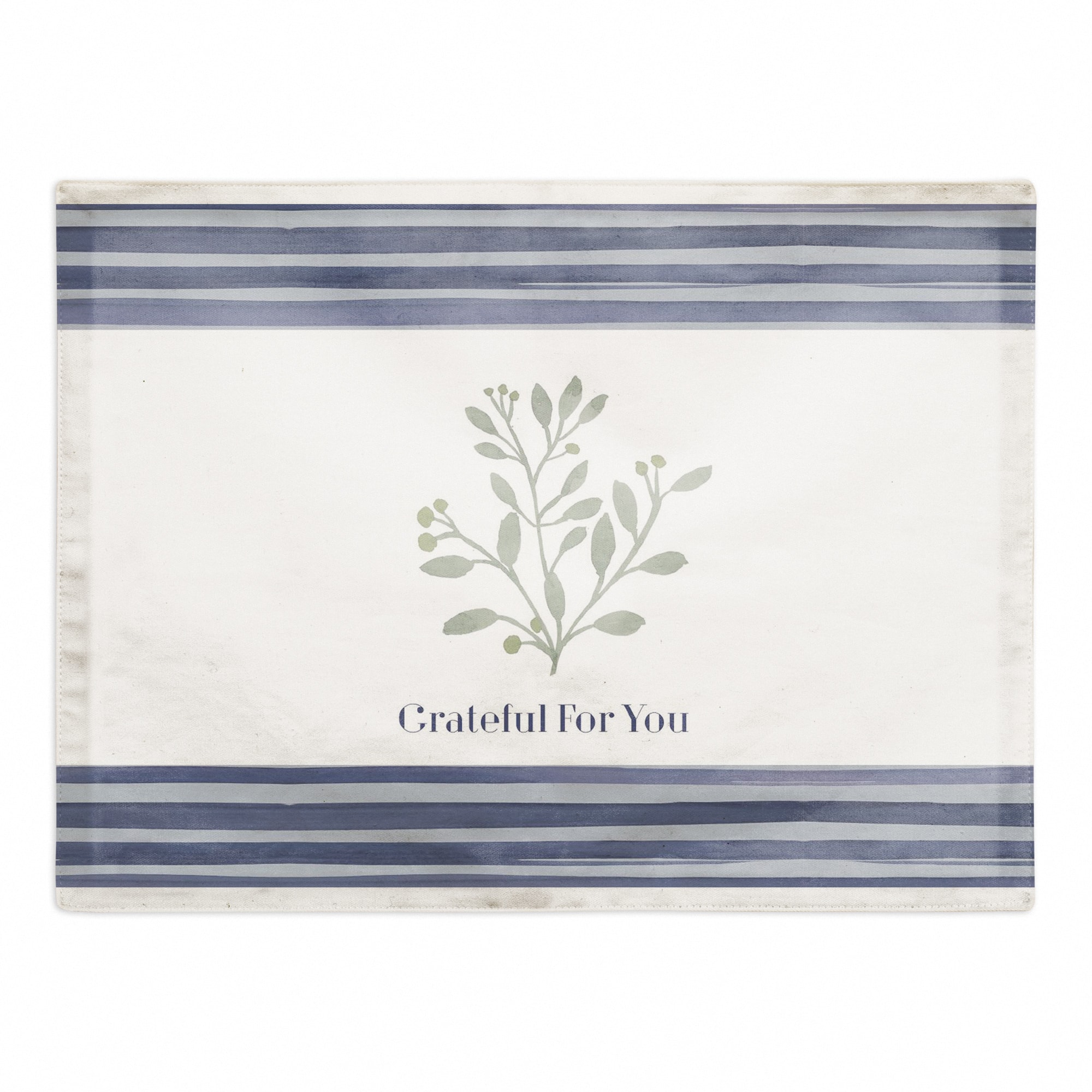 Grateful for You 14" x 18" Cotton Twill Placemat